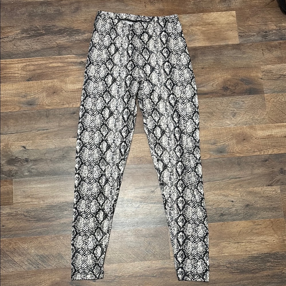 Zenana Snake Print Pajama Bottoms